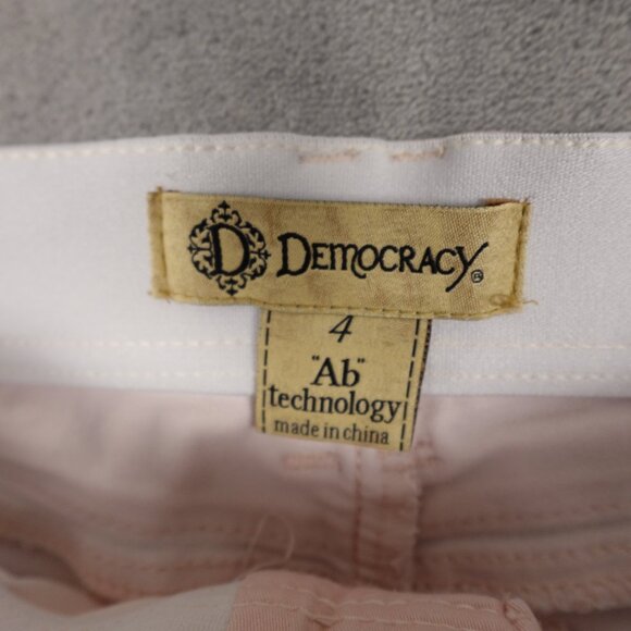 Democracy jeans Ab Technology mid rise skinny ankle women's 4 pink - Picture 3 of 11